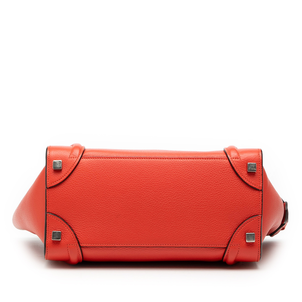 Pre-Loved Celine Micro Leather Luggage Tote - Picture 3 of 7